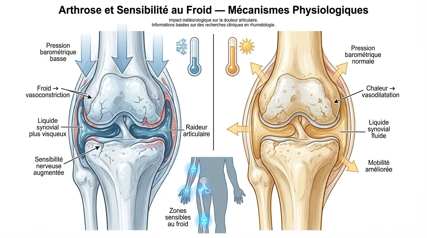 Arthrose et froid : pourquoi les douleurs s’aggravent-elles en hiver ?