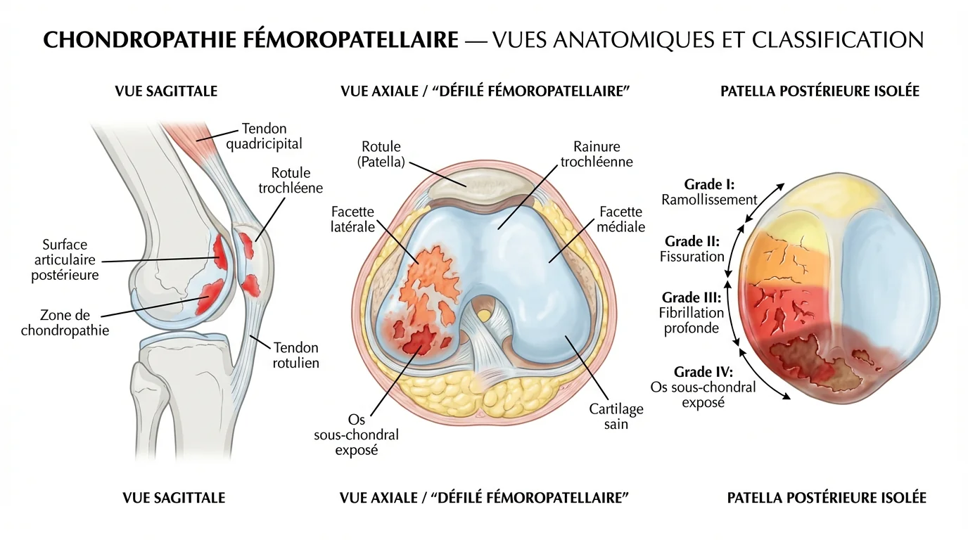 Chondropathie du genou : causes, symptômes et traitements