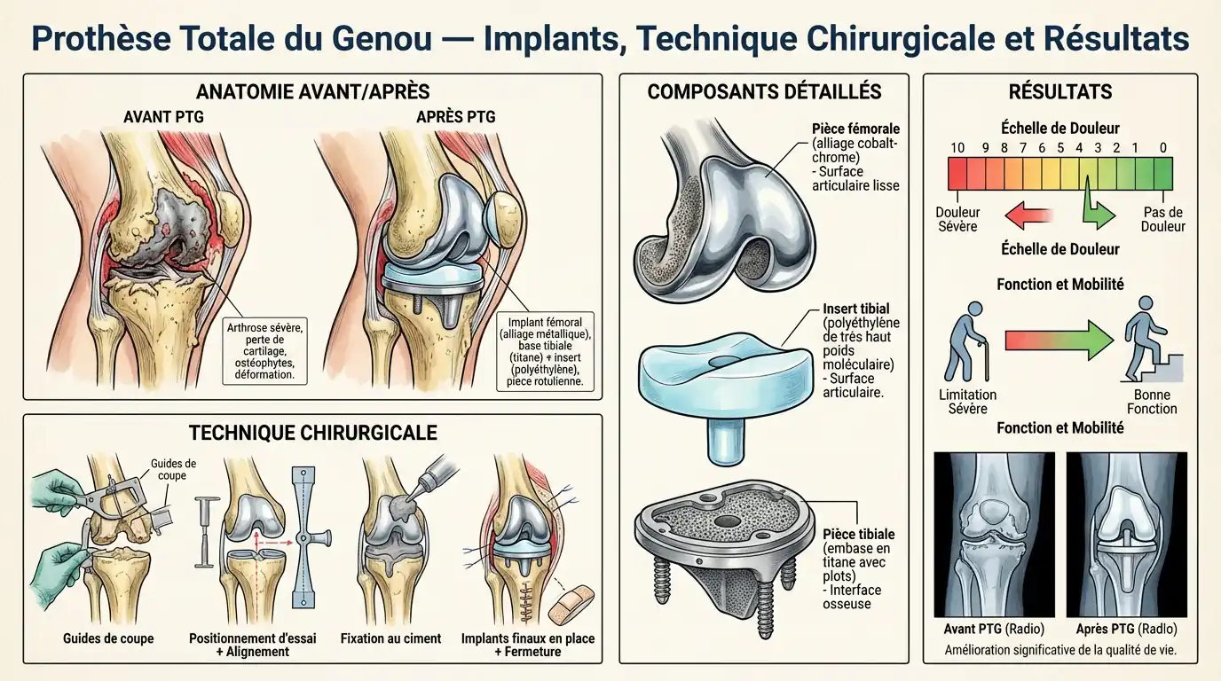 Prothèse de genou : tout comprendre avant et après l’opération