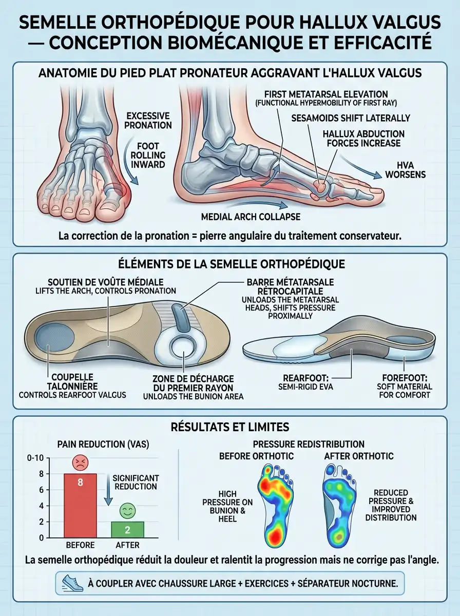 Semelles orthopédiques pour hallux valgus : comment elles aident