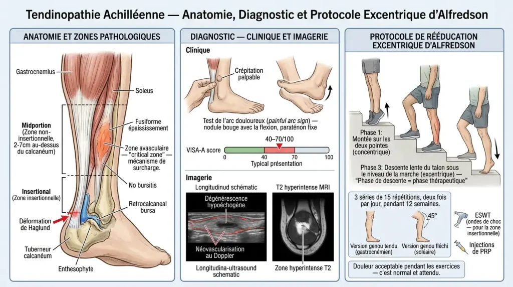 Tendinite du tendon d&rsquo;Achille : symptômes, traitement et prévention